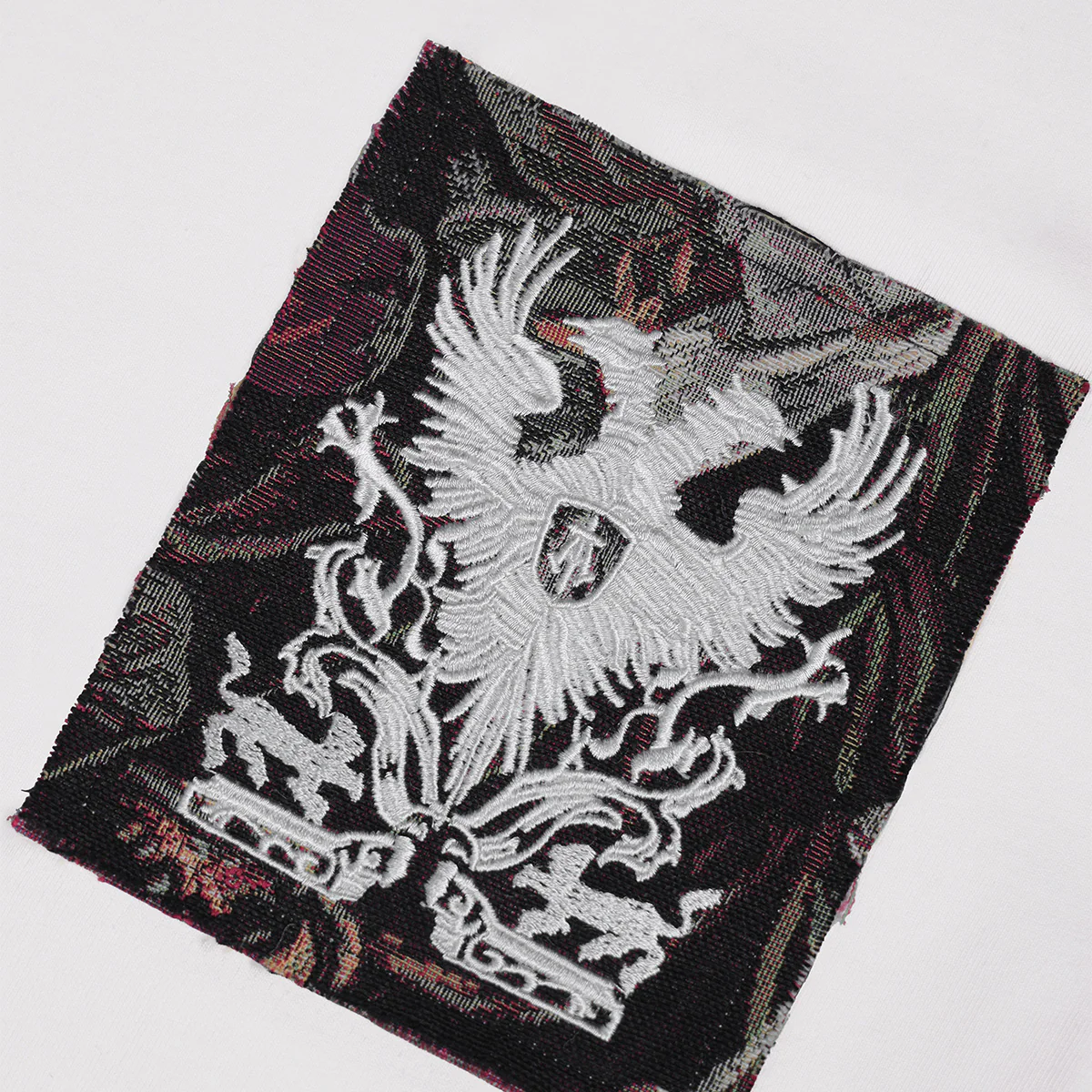 Templar Jacquard Boxy Tee in White - Image 4