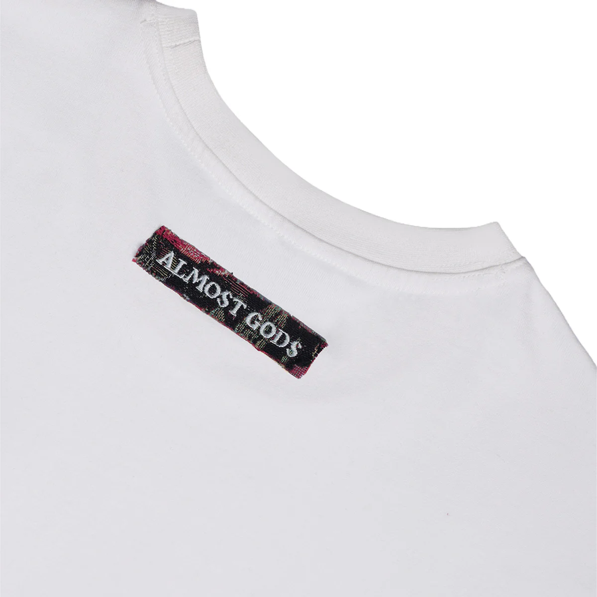 Templar Jacquard Boxy Tee in White - Image 5