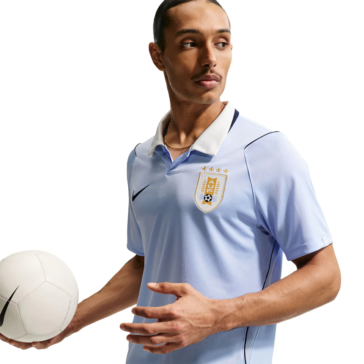 Uruguay 2026 Stadium Home Men's Dri-FIT Soccer Jersey 'ROYAL TINT/OBSIDIAN' - Image 3
