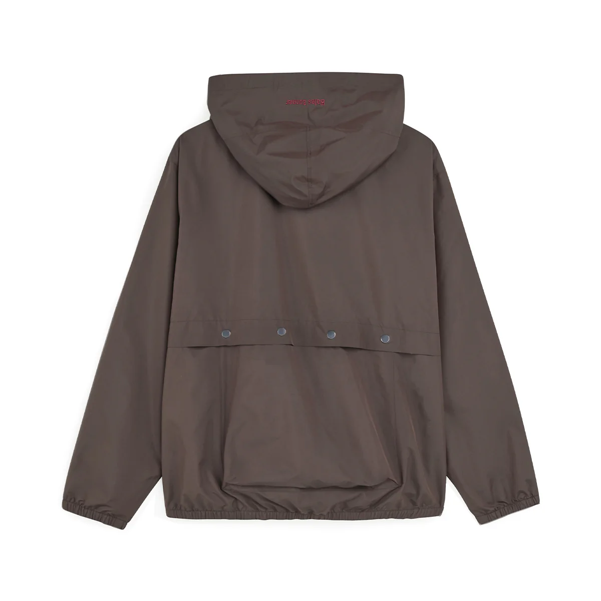 Wales Bonner NYLON ANORAK 'Night Brown' - Image 4