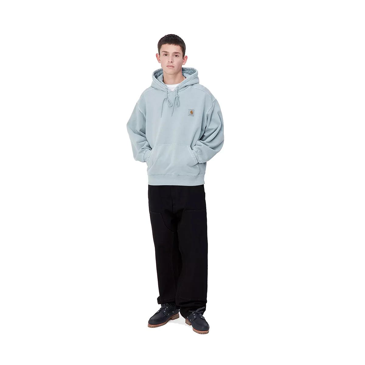 WIP Vista Hoodie 'Dusty Ice Garment Dyed' - Image 4