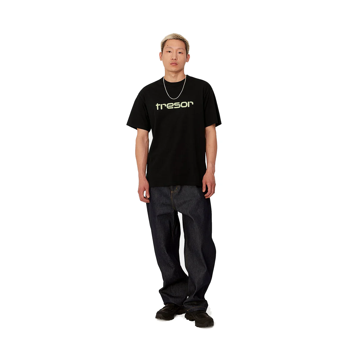 WIP + Tresor Techno Alliance T-Shirt 'Black/Glow Green' - Image 4