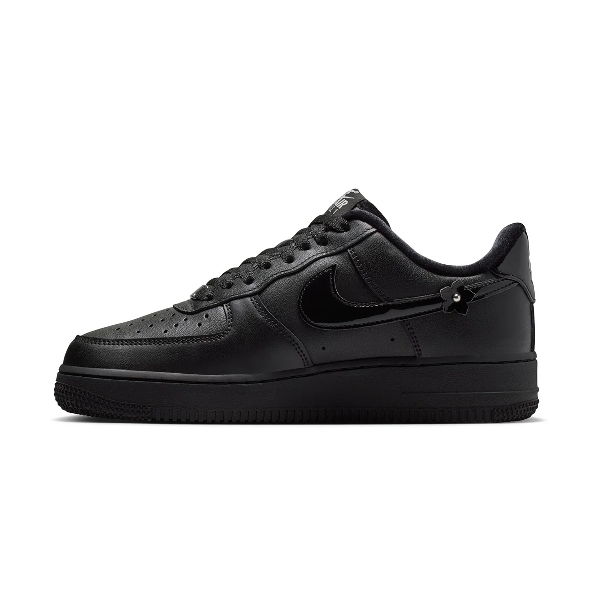 Wmns Air Force 1 '07 'BLACK/BLACK/OFF NOIR/METALLIC SILVER' - Image 3