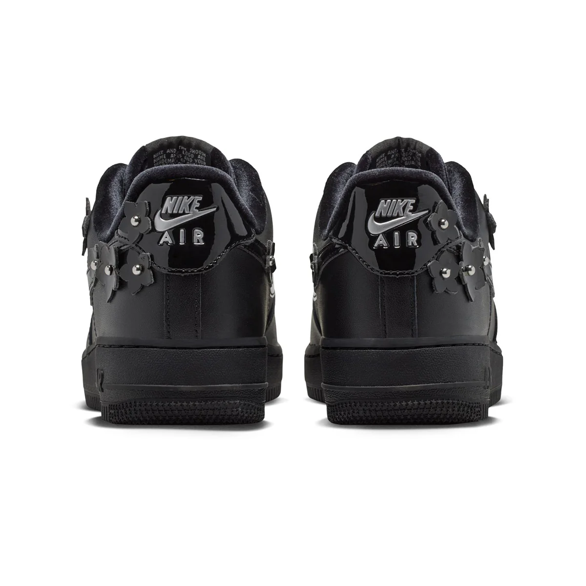 Wmns Air Force 1 '07 'BLACK/BLACK/OFF NOIR/METALLIC SILVER' - Image 4