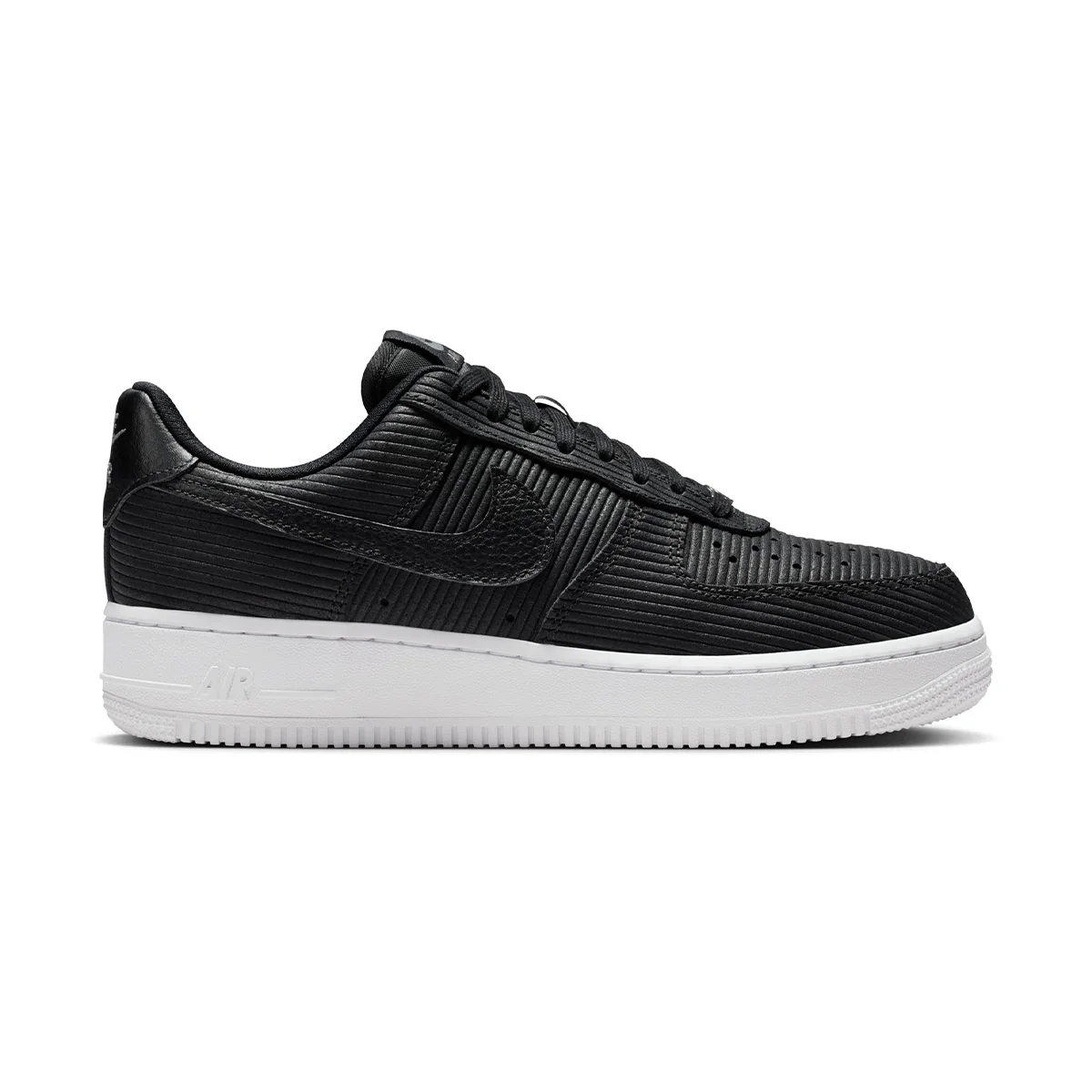 Wmns Air Force 1 '07 'Black Smoke Gray Metallic Silver Black'