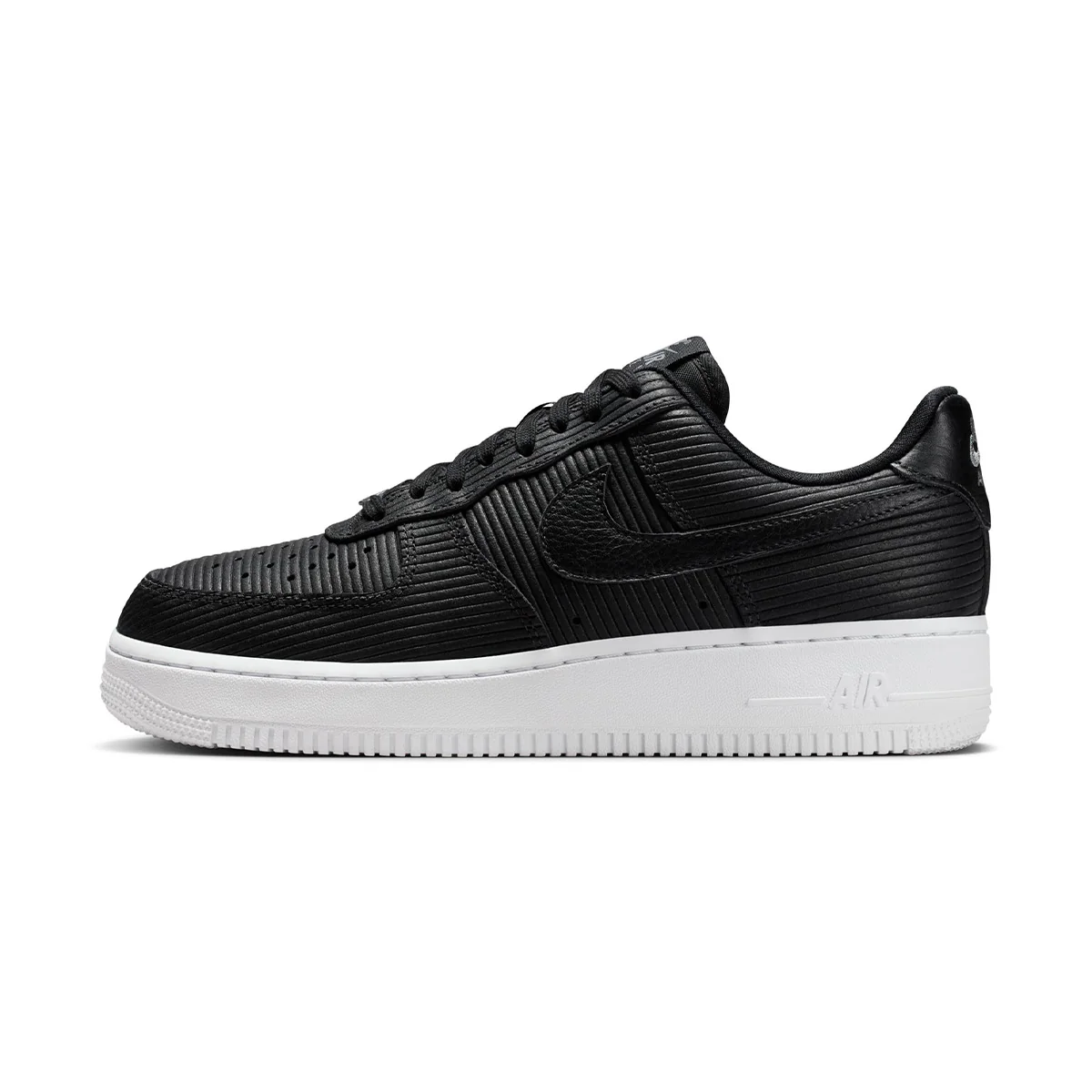 Wmns Air Force 1 '07 'Black Smoke Gray Metallic Silver Black' - Image 3