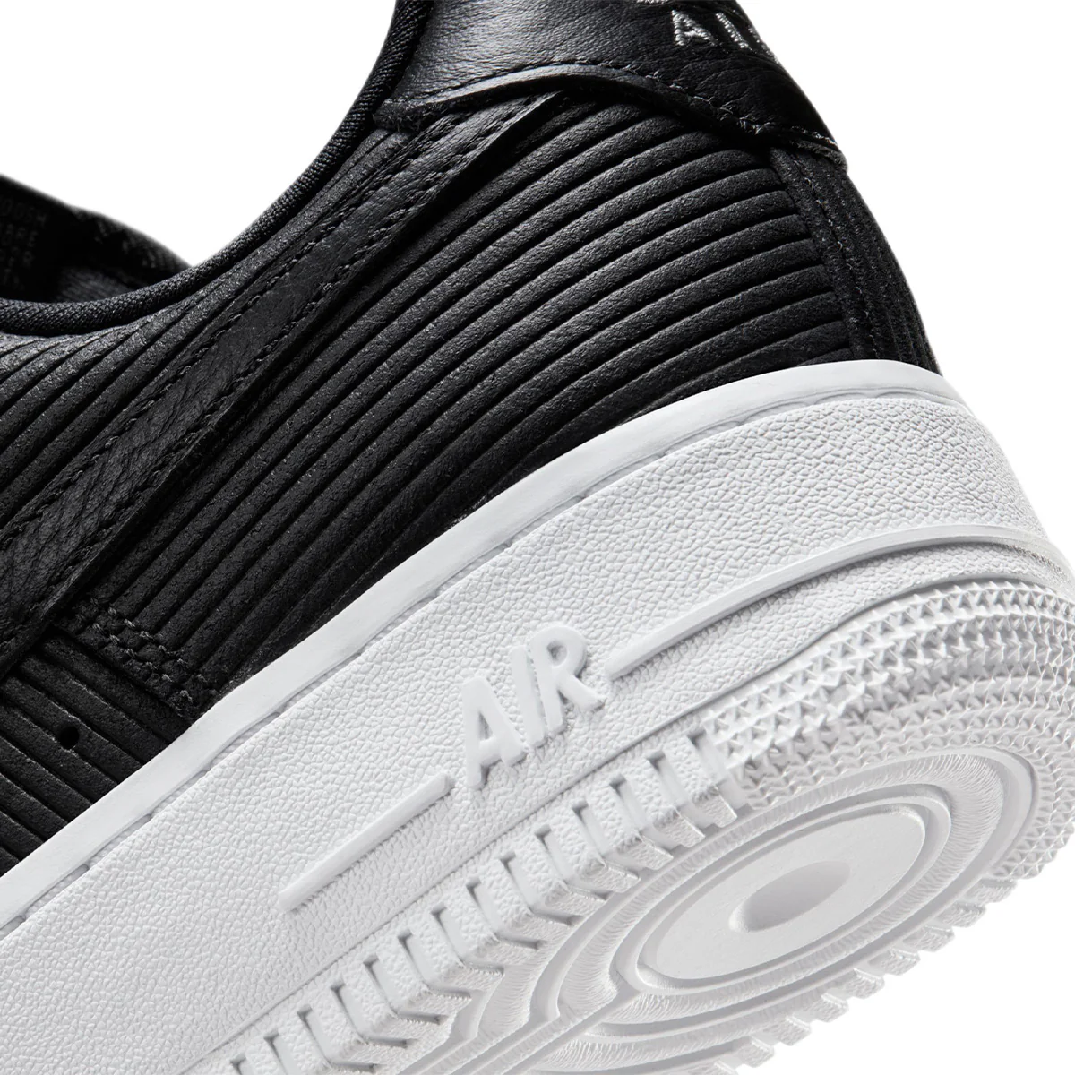Wmns Air Force 1 '07 'Black Smoke Gray Metallic Silver Black' - Image 7