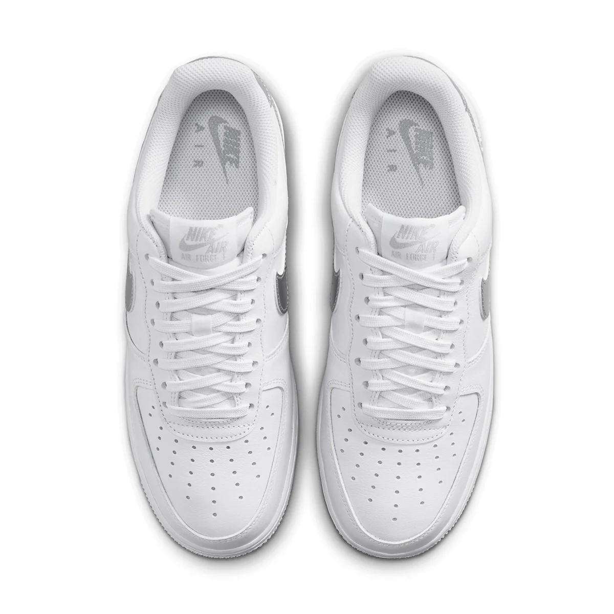 Wmns Air Force 1 '07 SE 'WHITE/METALLIC SILVER' - Image 4