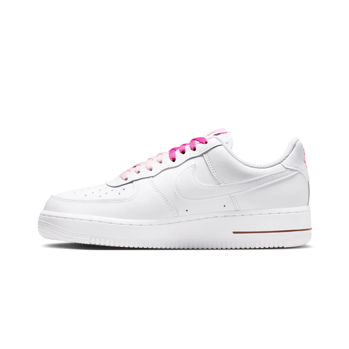 Wmns Air Force 1 '07 SE 'WHITE/WHITE/PLAYFUL PINK/FAUNA BROWN' - Image 3