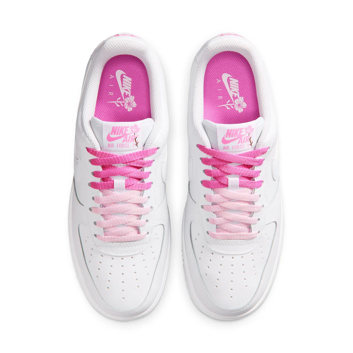 Wmns Air Force 1 '07 SE 'WHITE/WHITE/PLAYFUL PINK/FAUNA BROWN' - Image 4