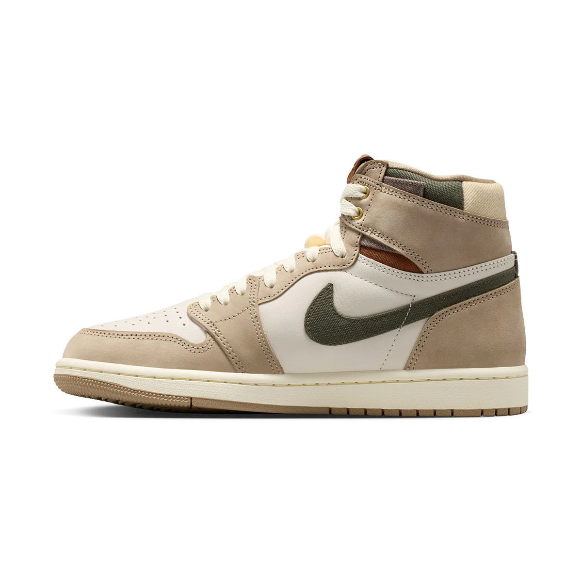 Wmns Air Jordan 1 High OG 'KHAKI/MULTI-COLOR-SAIL-CARGO KHAKI' - Image 3