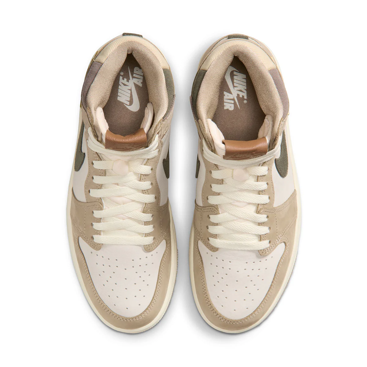 Wmns Air Jordan 1 High OG 'KHAKI/MULTI-COLOR-SAIL-CARGO KHAKI' - Image 4