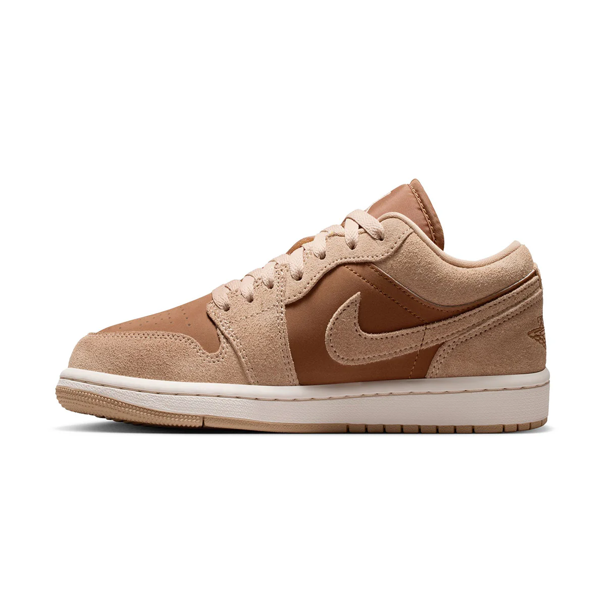Wmns Air Jordan 1 Low 'LEGEND MD BROWN/LT BRITISH TAN/CHALK' - Image 3