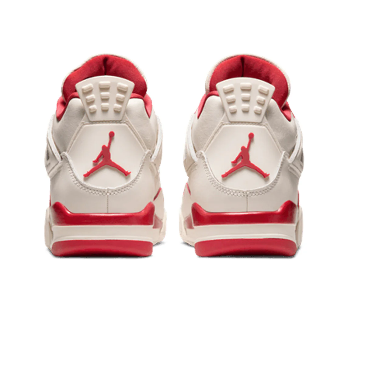 Wmns Air Jordan 4 Retro 'PALE IVORY/SIERRA RED/TOUGH RED' - Image 4