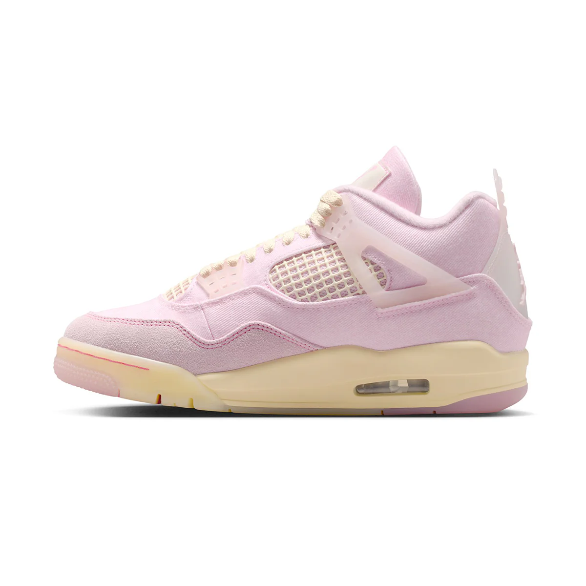 Wmns Air Jordan 4 Retro Pearl Pink/Iced Carmine' - Image 2