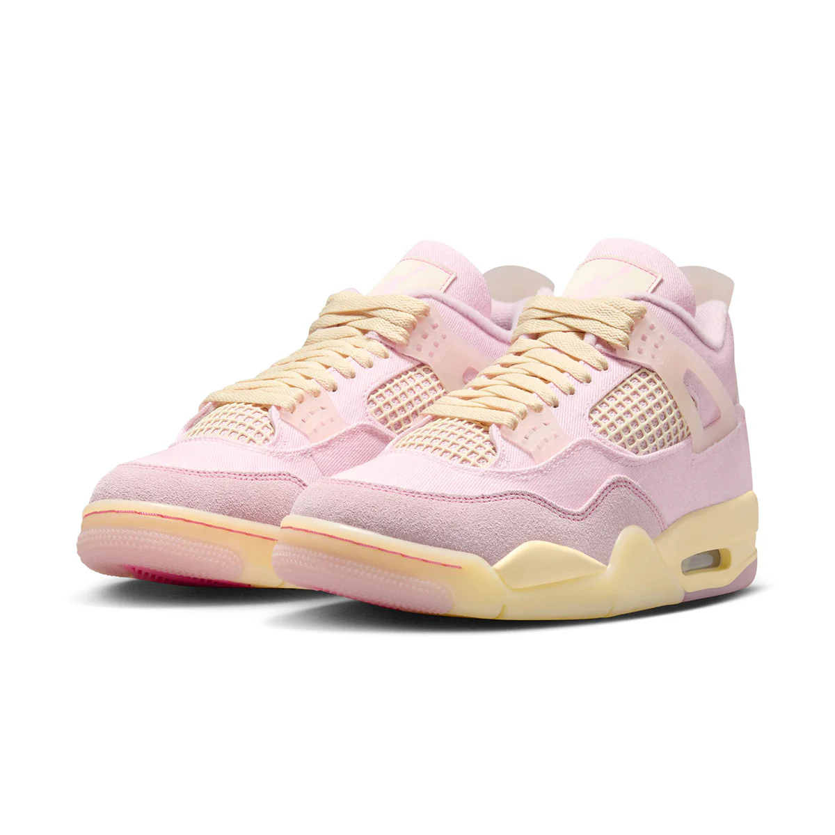Wmns Air Jordan 4 Retro Pearl Pink/Iced Carmine' - Image 3