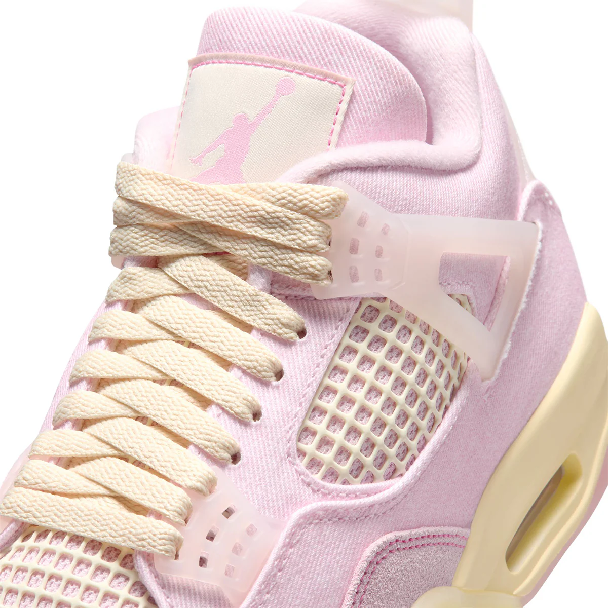 Wmns Air Jordan 4 Retro Pearl Pink/Iced Carmine' - Image 6