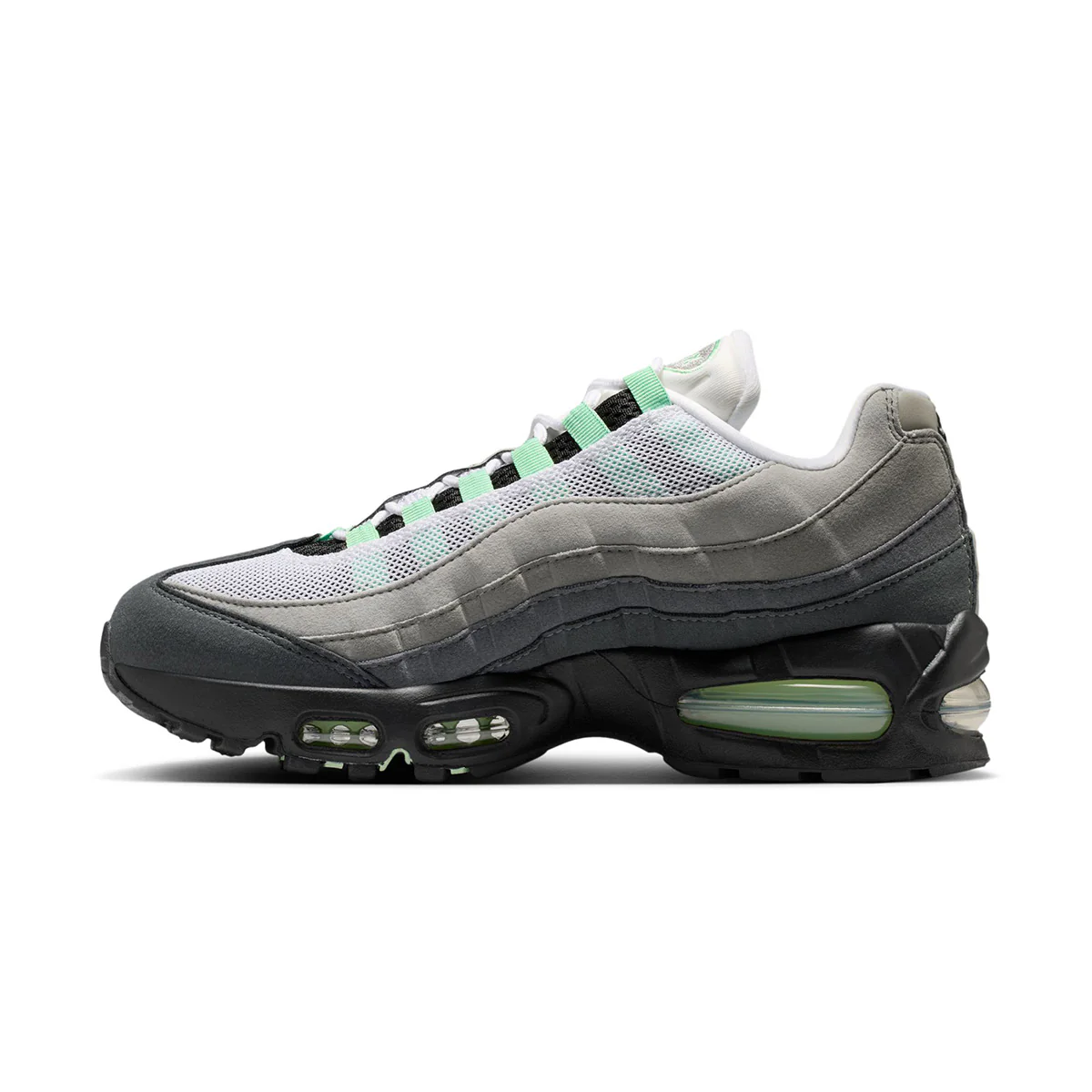 Wmns Air Max 95 Big Bubble 'BLACK/FRESH MINT/WHITE/MEDIUM GREY' - Image 3