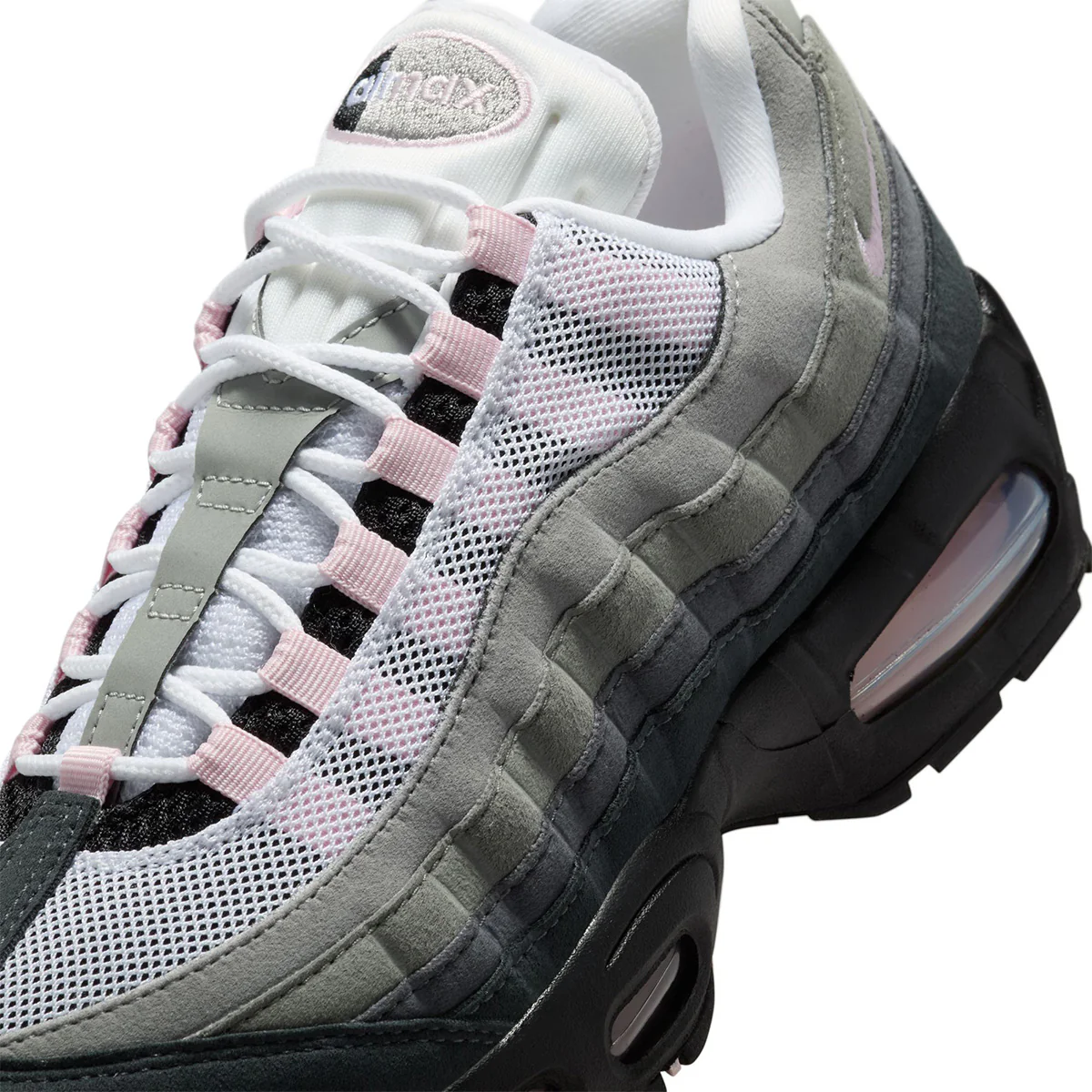 Wmns Air Max 95 Big Bubble 'BLACK/PINK FOAM/WHITE/REFLECT SILVER' - Image 7