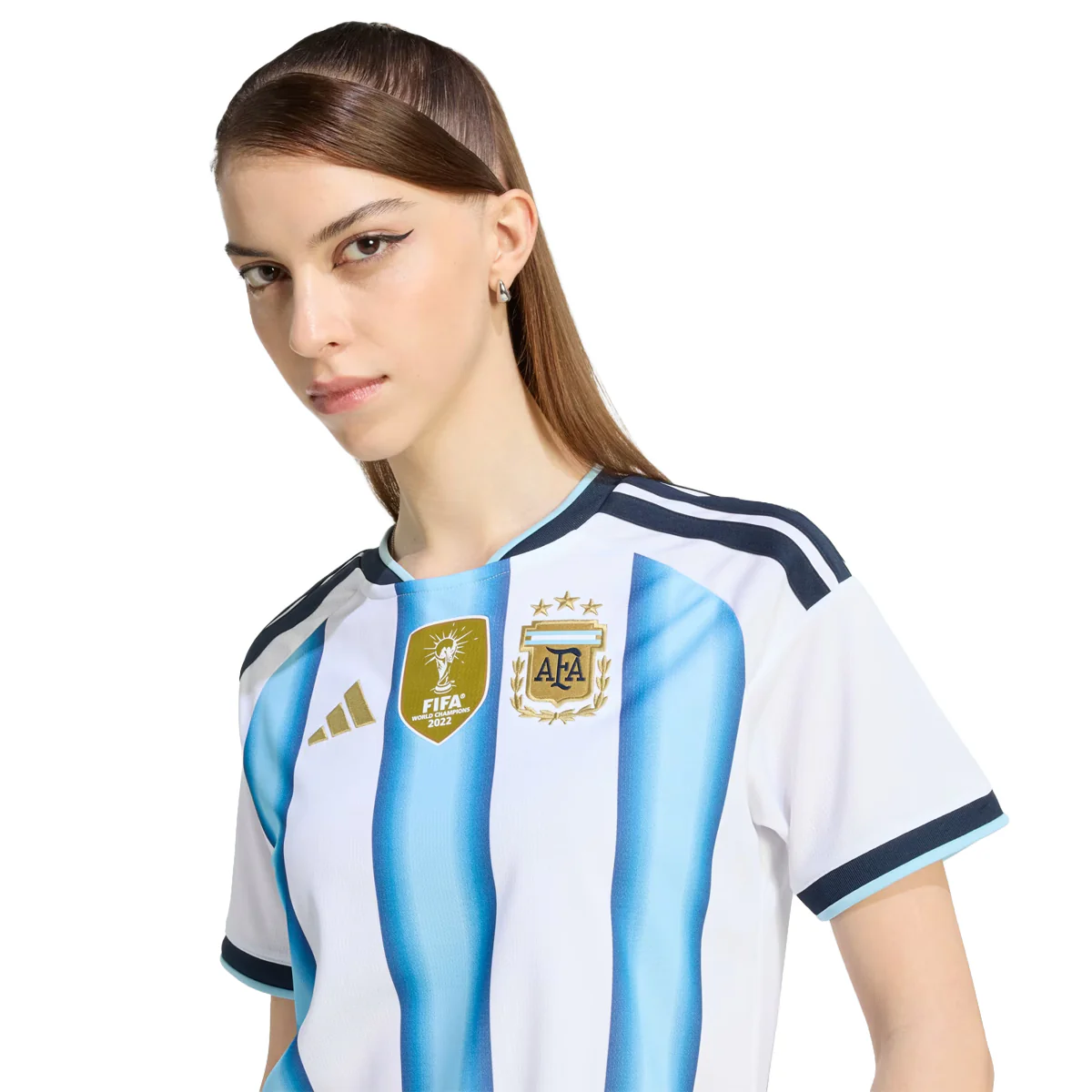 Wmns Argentina 26 Home Jersey 'WHITE/BLUE' - Image 6