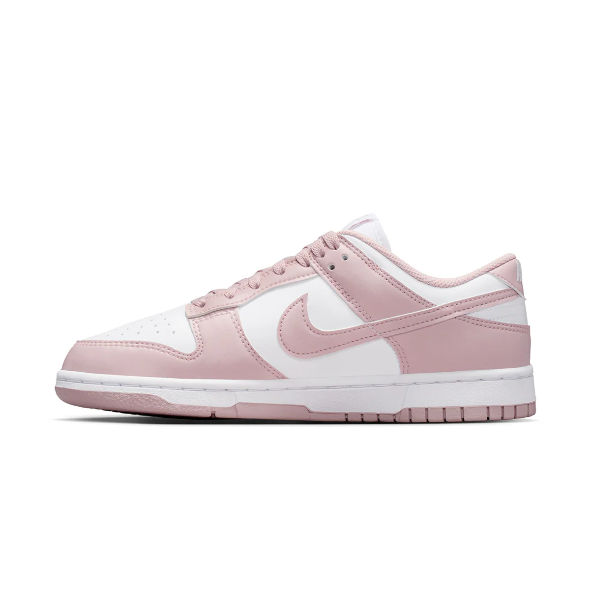 Wmns Dunk Low 'WHITE/PARTICLE ROSE/WHITE' - Image 3