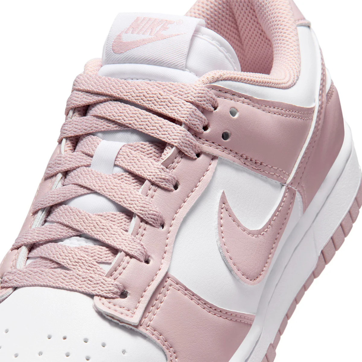 Wmns Dunk Low 'WHITE/PARTICLE ROSE/WHITE' - Image 7