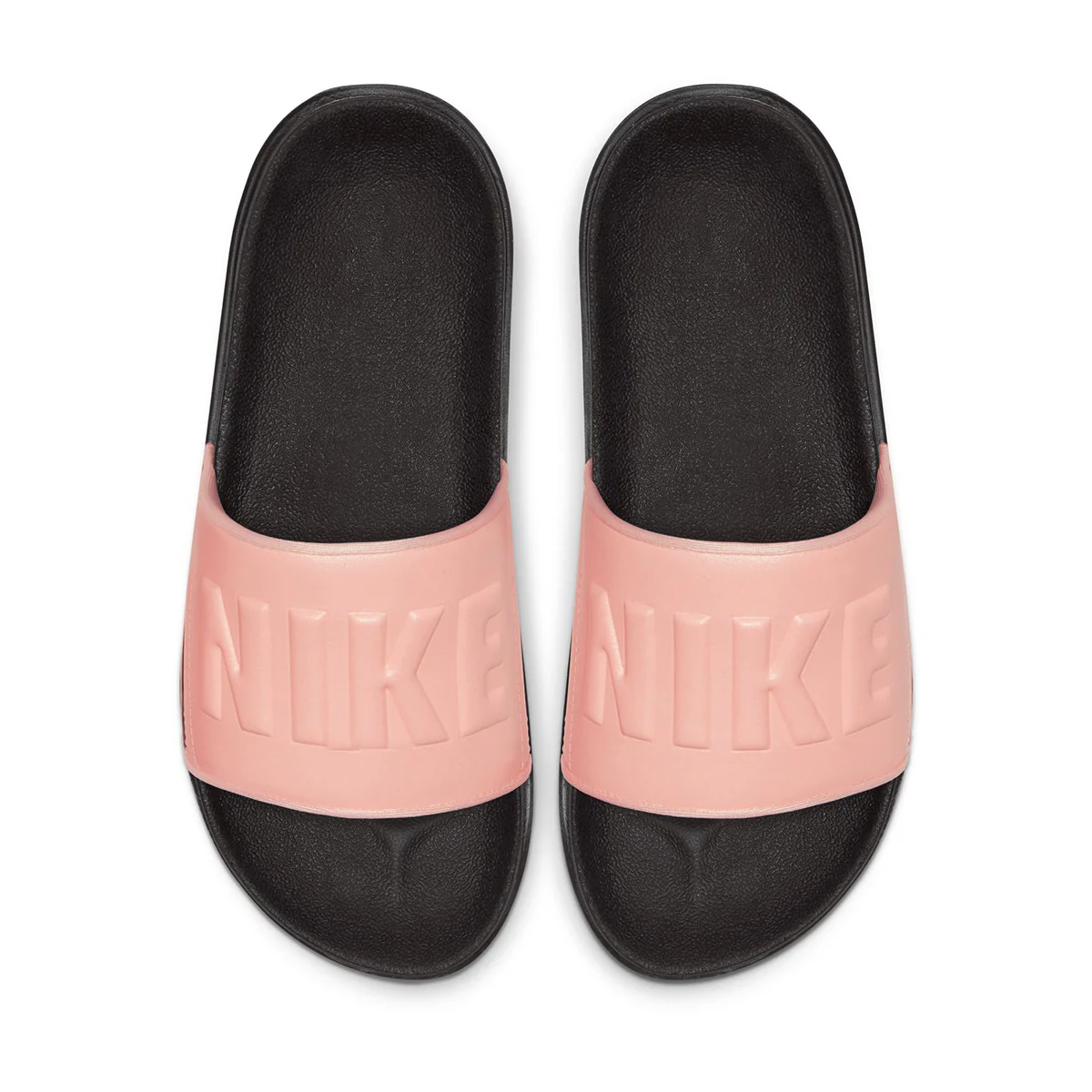 Wmns Offcourt Slides 'BLACK/CORAL STARDUST/CORAL STARDUST' - Image 3