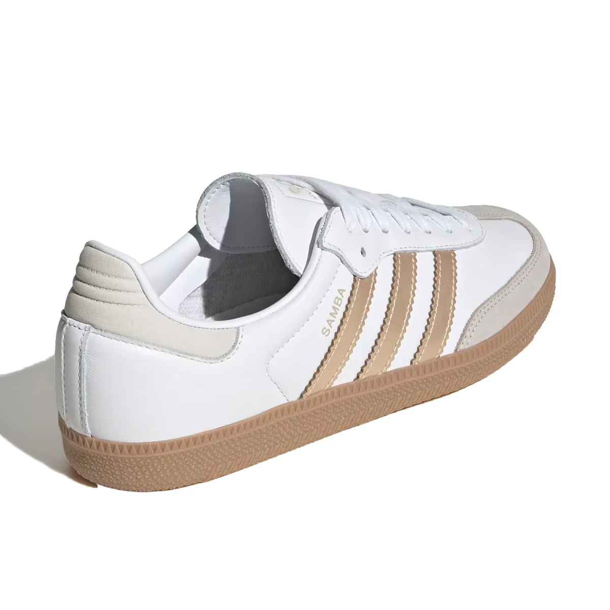 Wmns Samba OG 'Cloud White / Wonder Gold Met./ Grey One' - Image 5