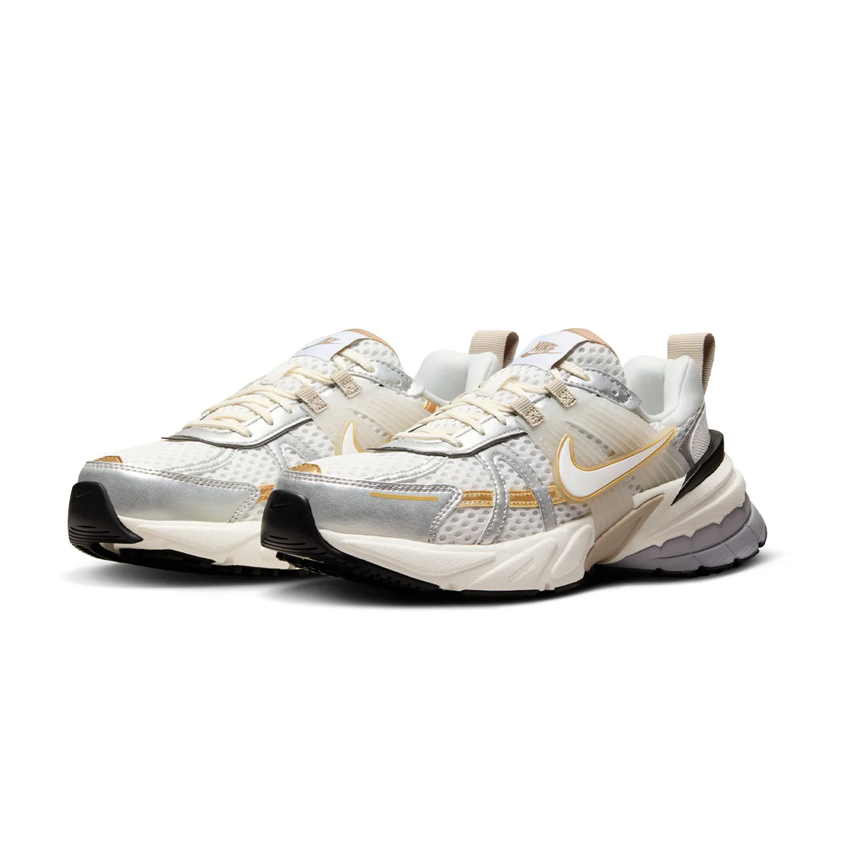 Wmns V2K Run 'Khaki Metallic Silver' - Image 2