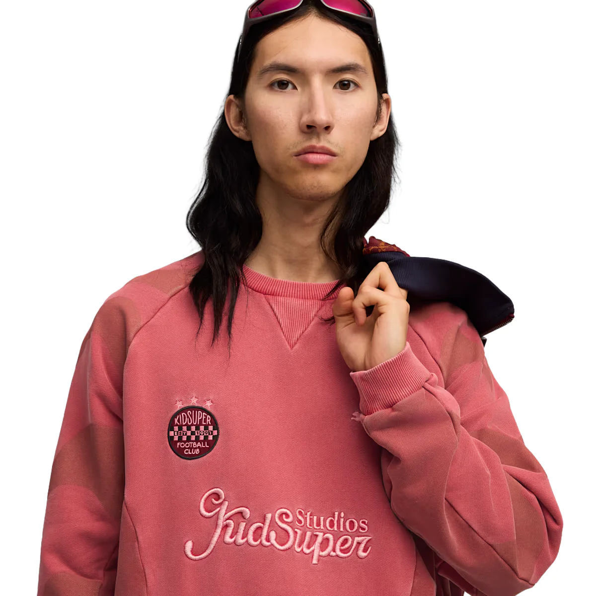 '+ KIDSUPER Sweatshirt 'Dark Crimson' - Image 6