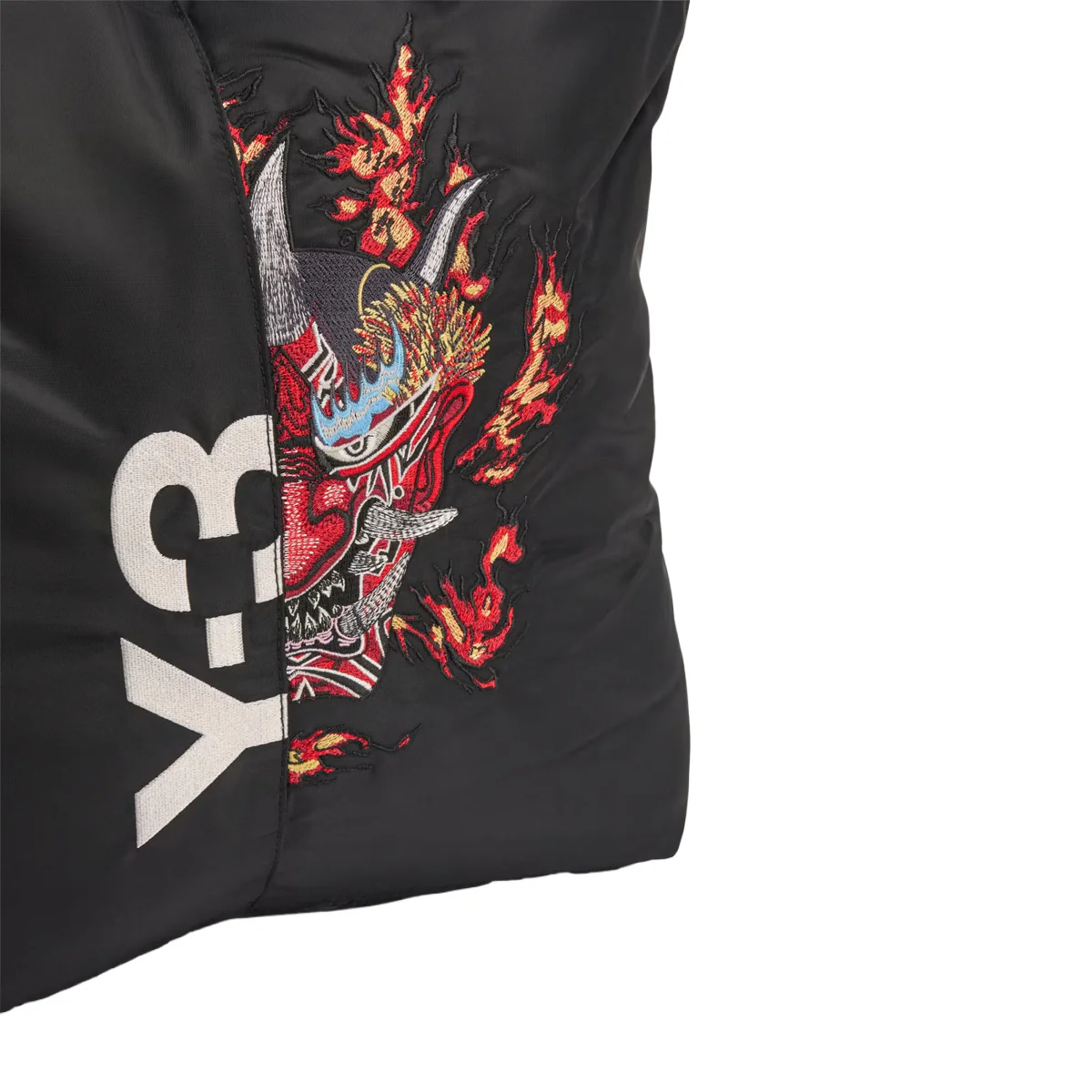 Y-3 GRAPHIC TOTE BAG 'Black' - Image 6