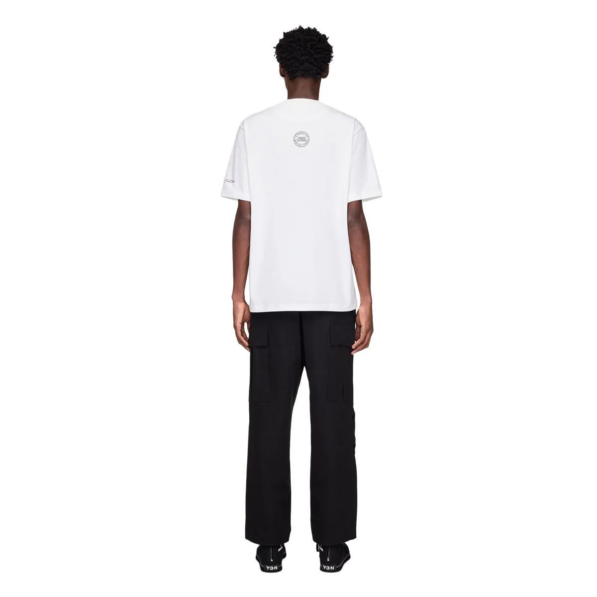 Y-3 NBHD Logo Tee 'Core White' - Image 5