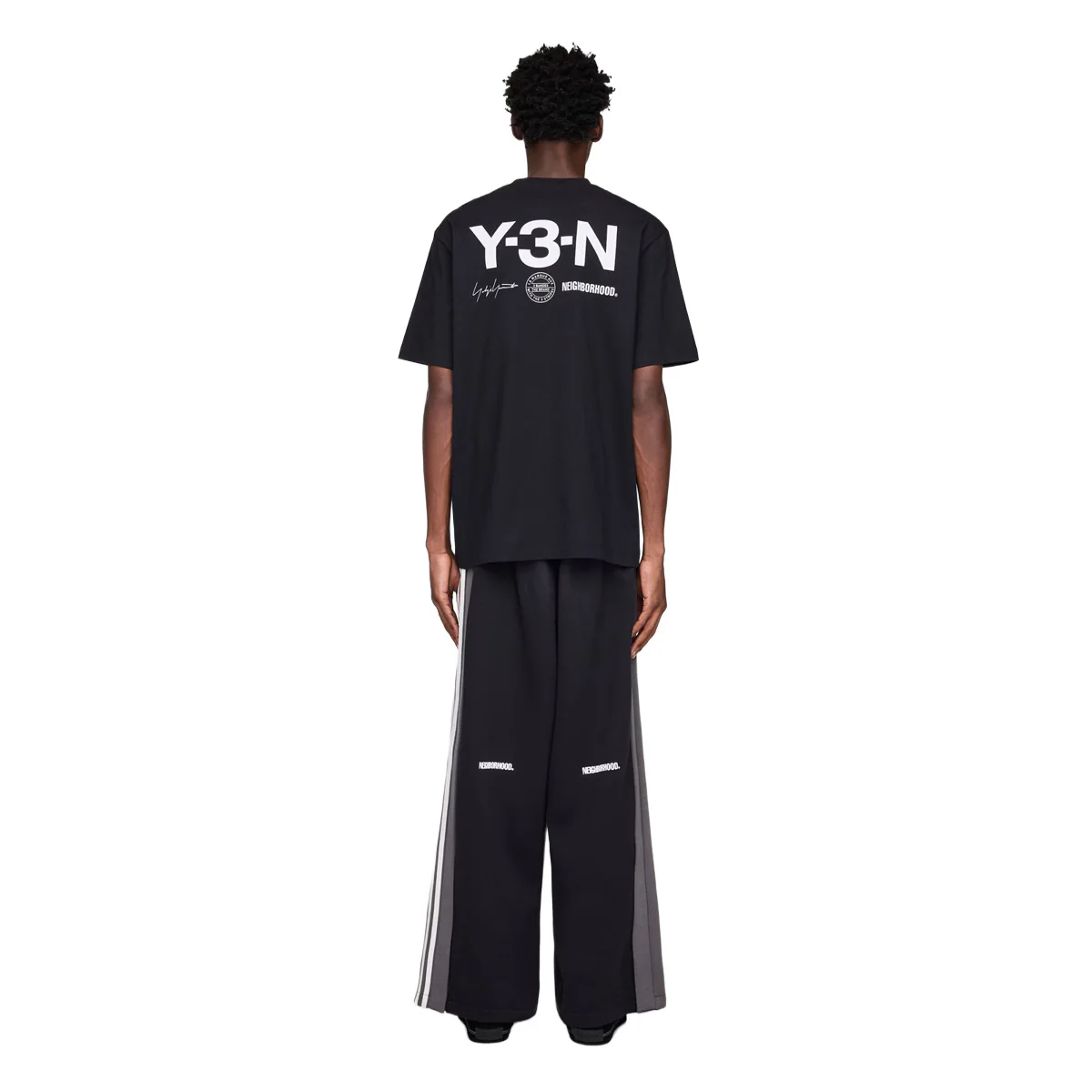 Y-3 NBHD TEE 'BLACK' - Image 6