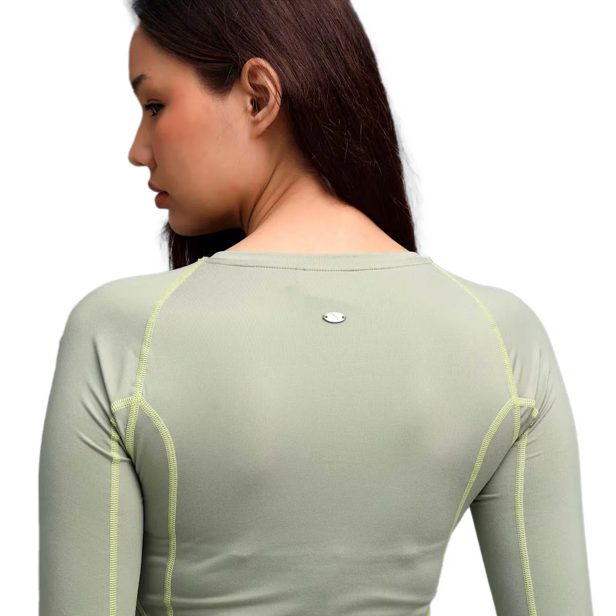 YONA Tight Longsleeve 'Lux Army' - Image 3